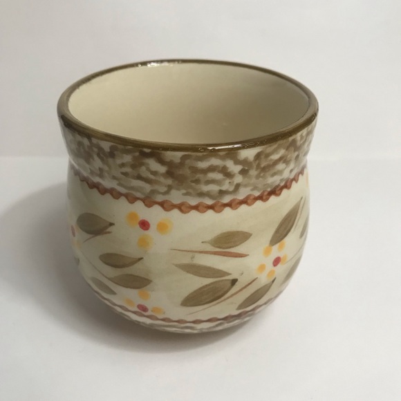 Temp-tations By Tara Old World Brown Cranberry 12 Oz Coffee Tea Mug Cup - Picture 9 of 13